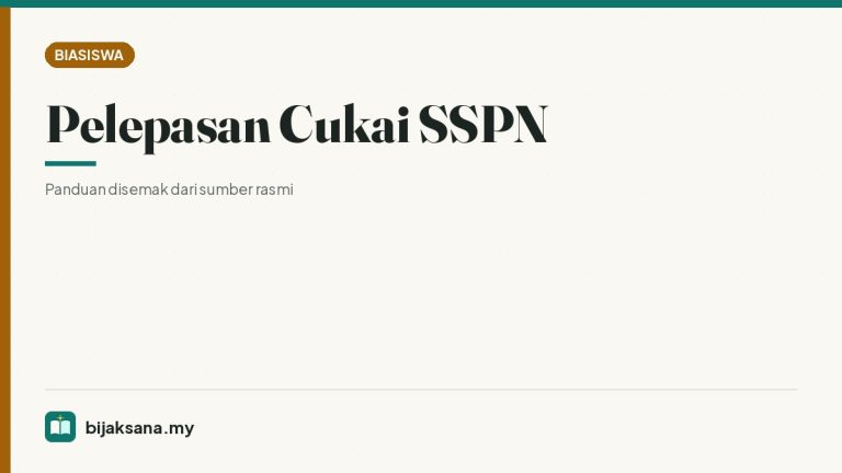 Pelepasan Cukai SSPN