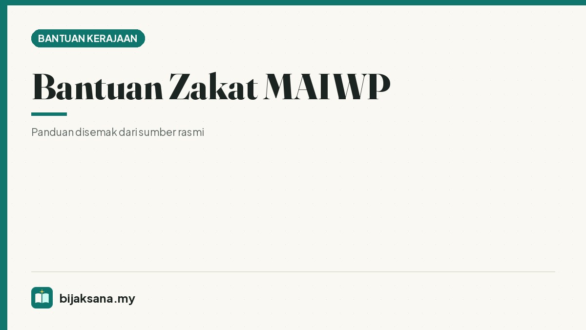 Bantuan Zakat MAIWP
